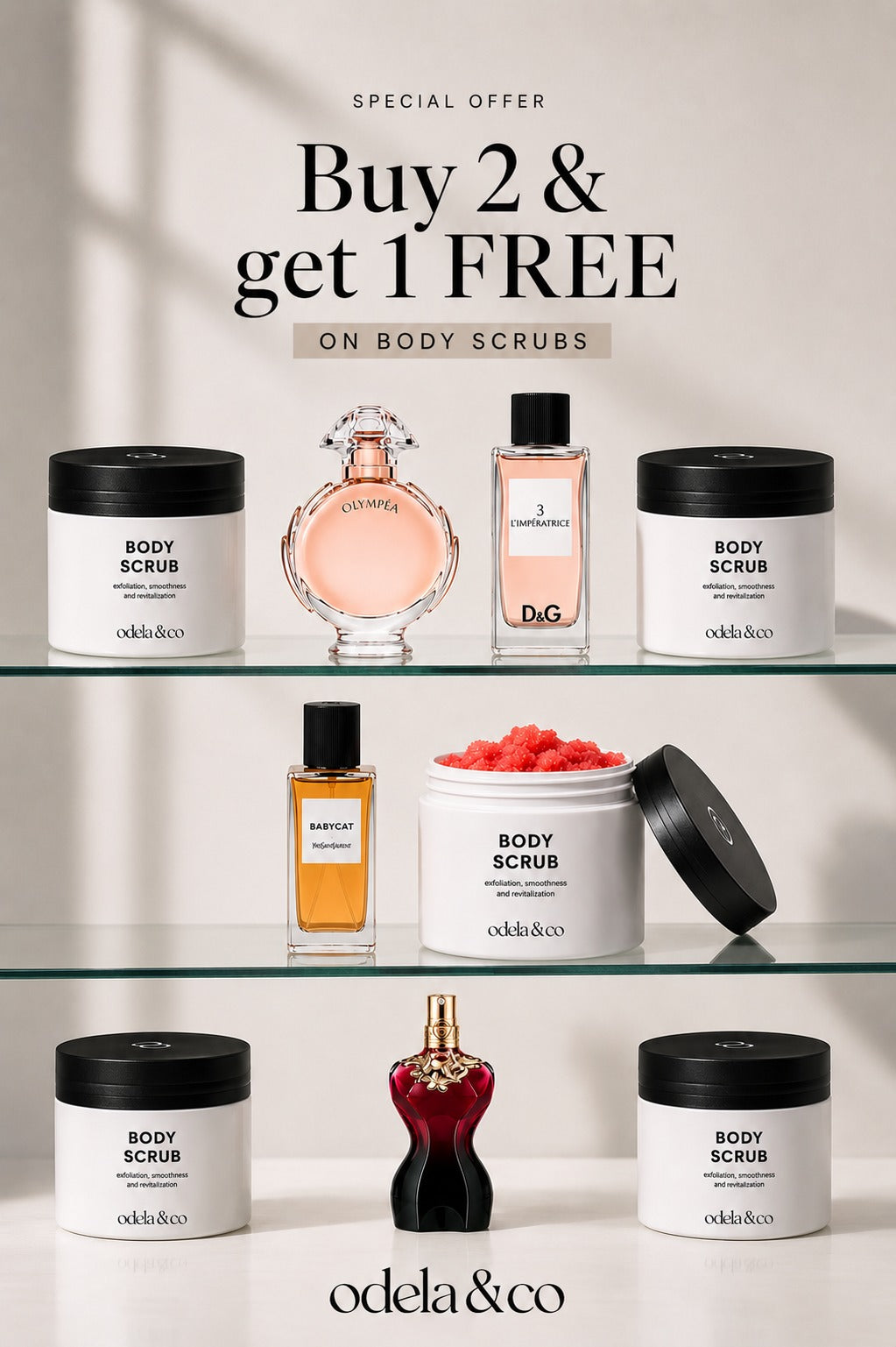 BUY Two Scrubs, Get One FREE for AED 276!