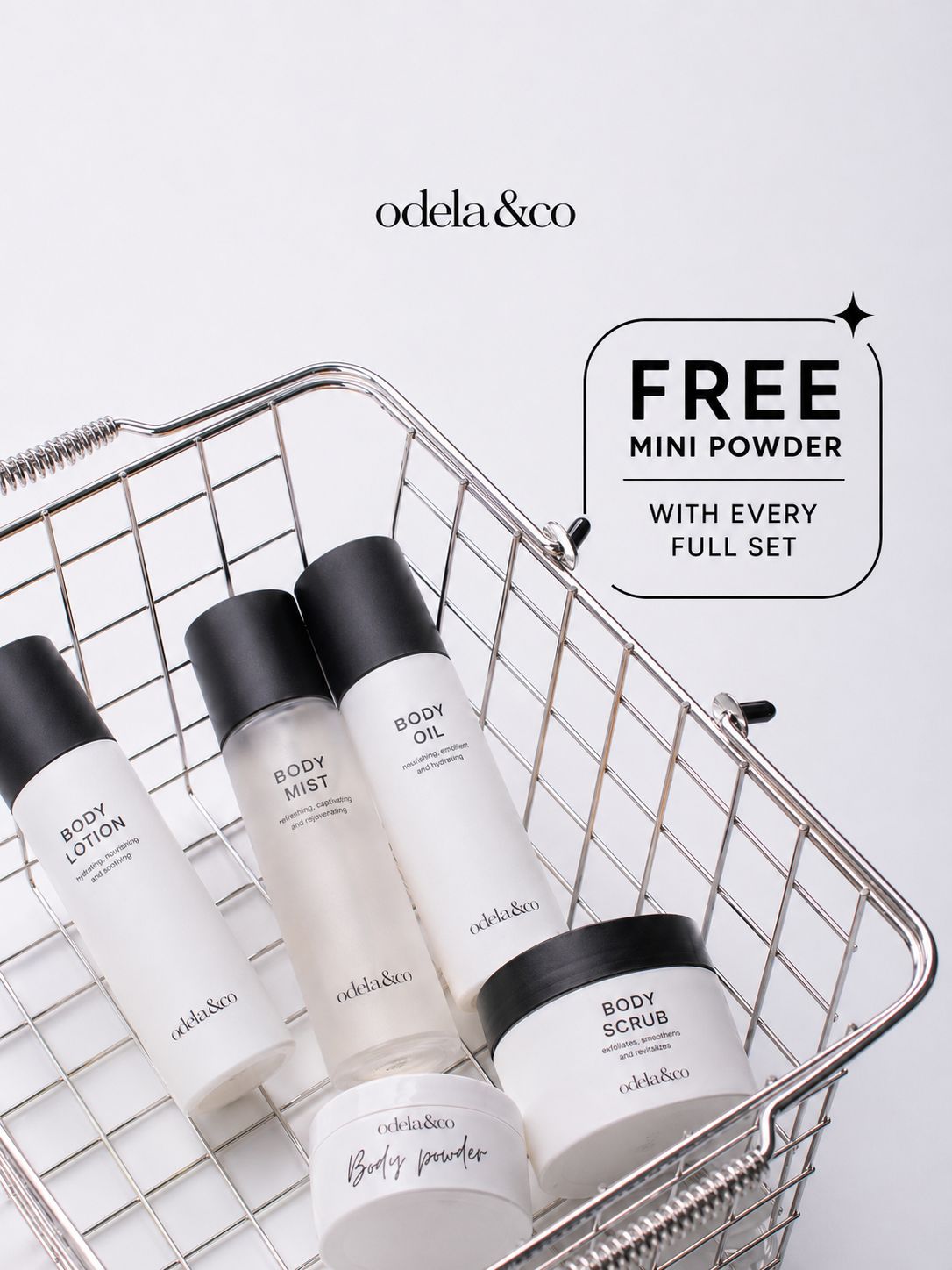 Buy any Full Set and Get a Free Mini Powder