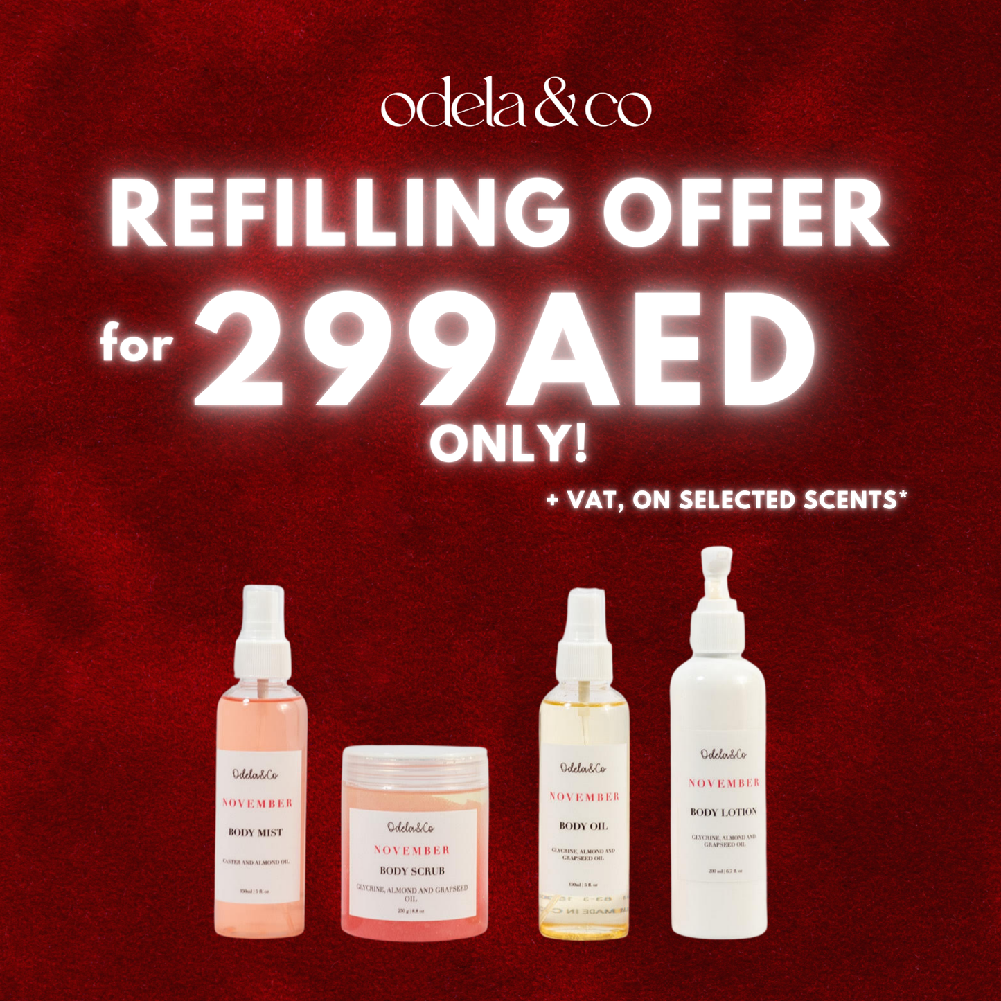 OFFER! Refilling Body Set