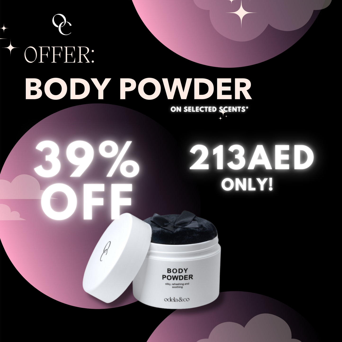 OFFER! 39% - SCENTED BODY POWDER